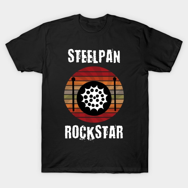 Steelpan Rockstar T-Shirt by coloringiship